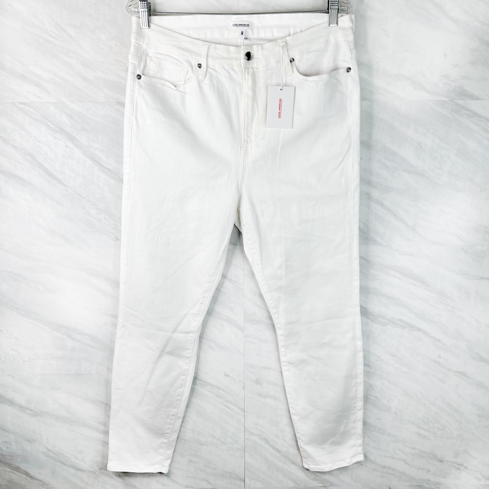 Good American White Skinny Jeans 16 NWT